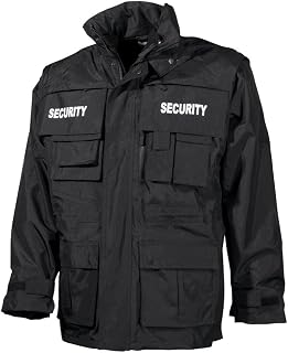 MFH Men's Security Jacket Black