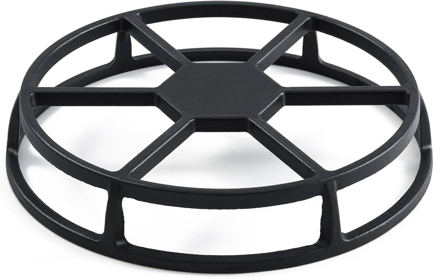 Heat Diffuser for Gas Stove Reducer Flame Guard Simmer Ring Cast Iron Flame Deflector Plate Gas Range Stove Top Parts Even Heat Distribution Low and Slow Cooking Stove Accessories 1 Pack