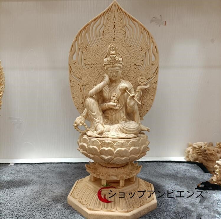 送料無料】切金 彩色 不動明王 座像 木彫仏像 精密細工 【公式通販】