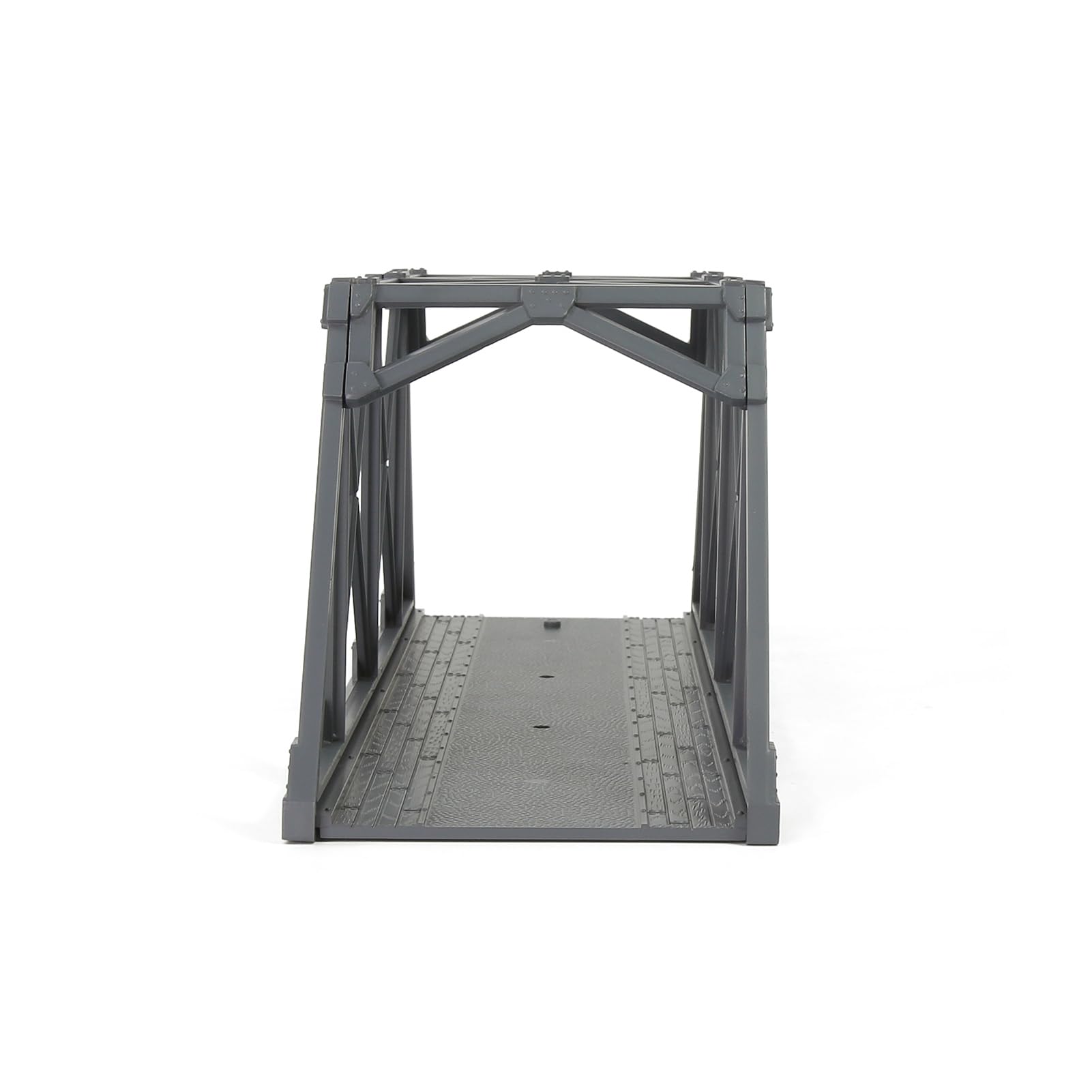 Evemodel 1 piste H0 1:87 modèle pont à colombages kit pour modélisme ferroviaire (gris foncé)