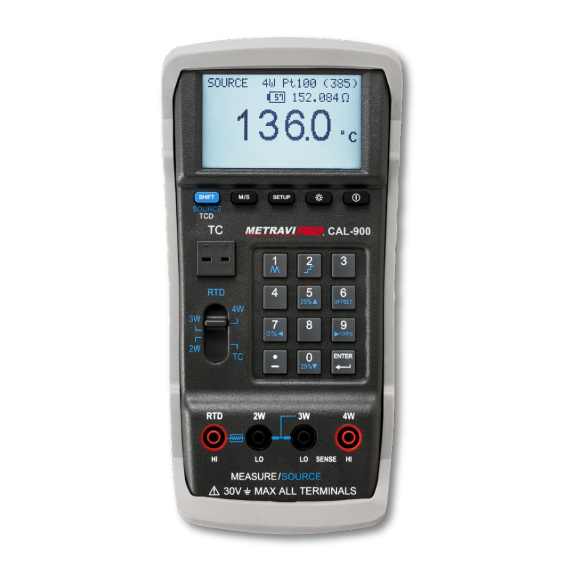 Metravi Pro CAL-900 Universal Temperature Thermocouple Calibrator - Supports 11 thermocouple types & 14 RTD/resistance types-image-46