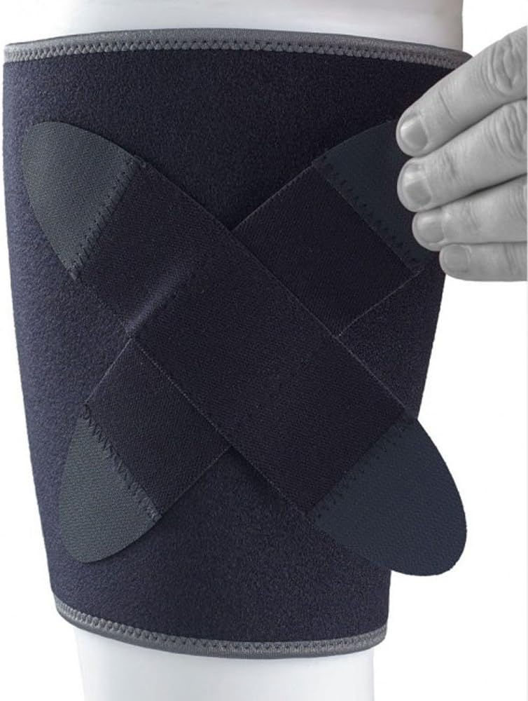Ultimate Performance Advanced Neoprene Thigh Support, Osfa Black One : Sports & Outdoors