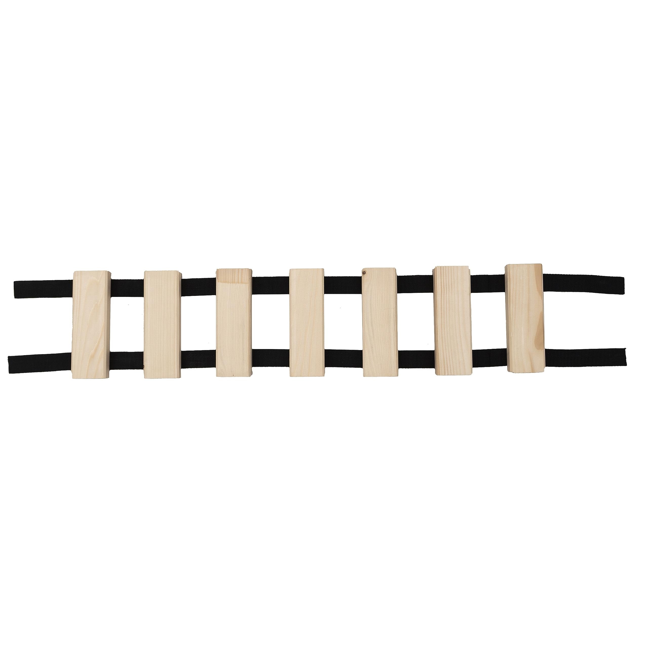 Katzenmöbel Hängebrücke für Katzen Kletterwand – 7 Stufen Holz Kiefer, 85 cm, Wandmontage