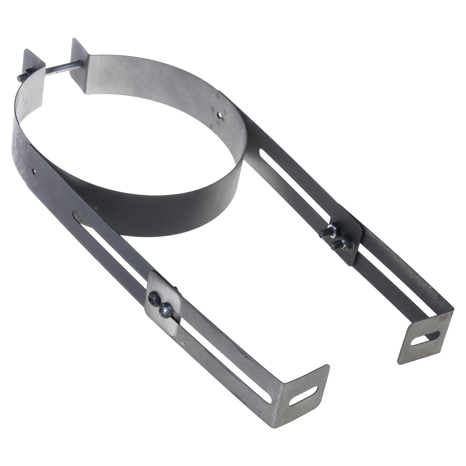 Rgybao Multicolor Multipurpose Adjustable Stainless Steel Chimney Pipe Brackets Portable Wall Clamps Diameter 150 Mm Black Chimney Pipe Brackets