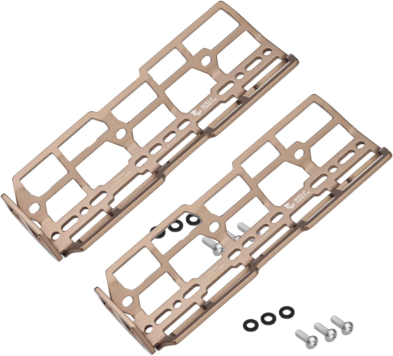 Wolf Tooth Morse Cargo Cage Bundle Durable Aluminum Bikepacking Gear