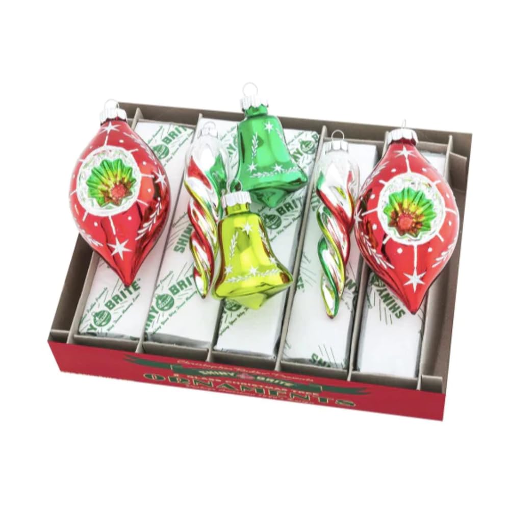 Christopher Radko Shiny Brite Holiday Splendor 6 Count 4