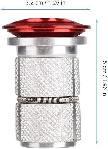 Vista 7 de Tbest Tapa superior de auriculares de vástago de bicicleta, aleación de aluminio Auriculares TopBike Fork Expander Bung