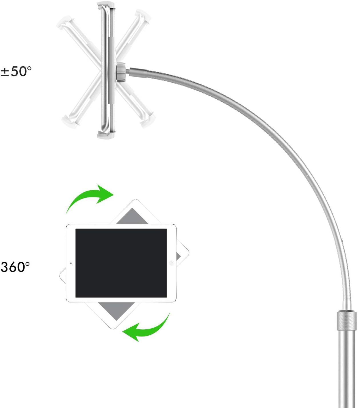 Review Viozon Gooseneck Tablet Floor Stand with a Portable Tray Compatible with 4.5-11 inch Smart Phones Tablet PCs, iPhone X,iPad, iPad Mini, iPad Air,New iPad Pro(9.7& 11inch), Galaxy, Nexus Exclusive Discount 50% Price Viozon Gooseneck Tablet Floor Stand with a Portable Tray Compatible with 4.5-11 inch Smart Phones Tablet PCs, iPhone X,iPad, iPad Mini, iPad Air,New iPad Pro(9.7& 11inch), Galaxy, Nexus