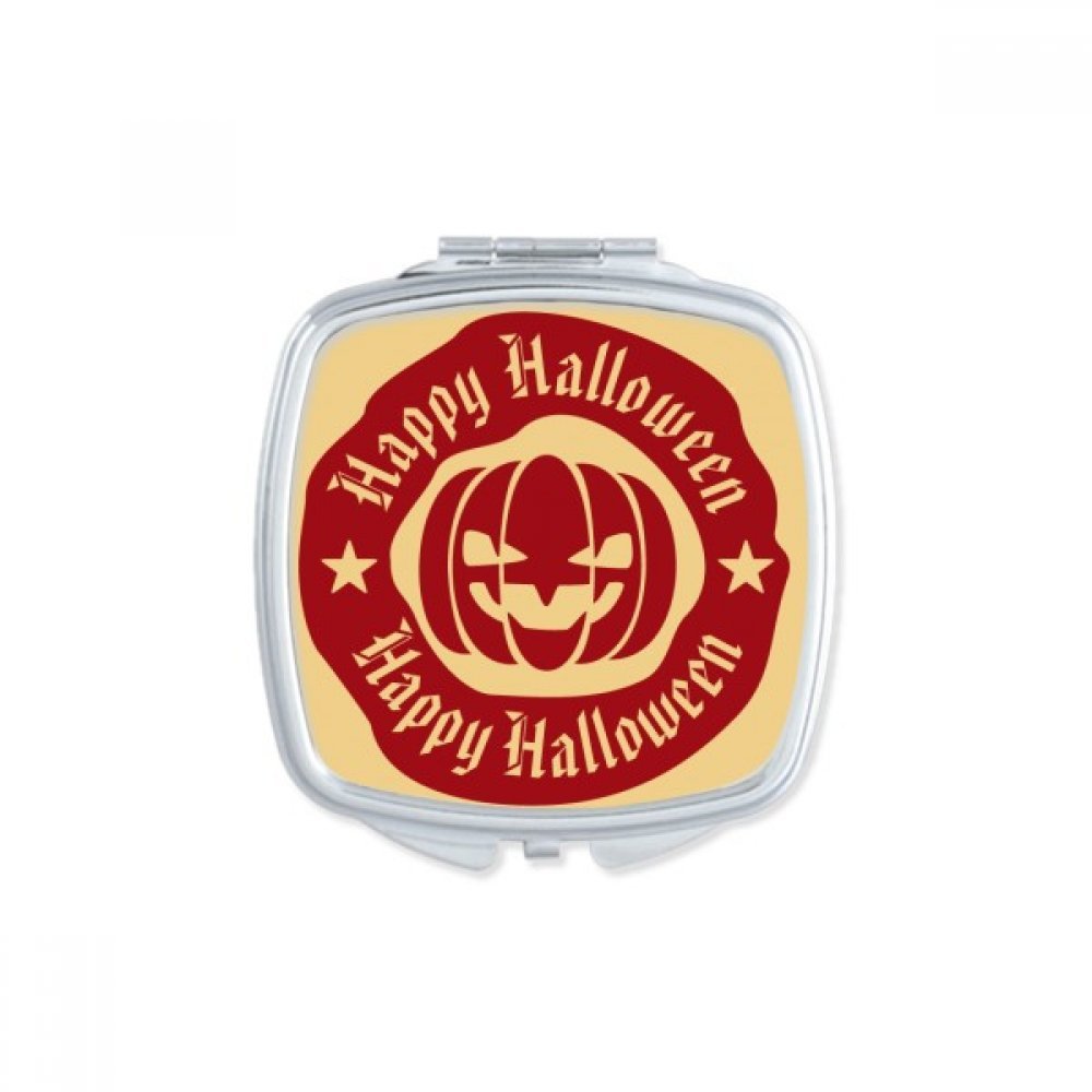 Miroir de poche portable Halloween maquillage compact cadeau