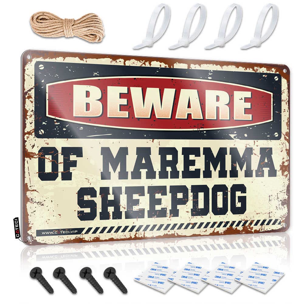Signs For Bedroom Door Beware Of Maremma Sheepdog Sign Funny Signs For Bar Funny Signs For Bedroom(30X40CM)