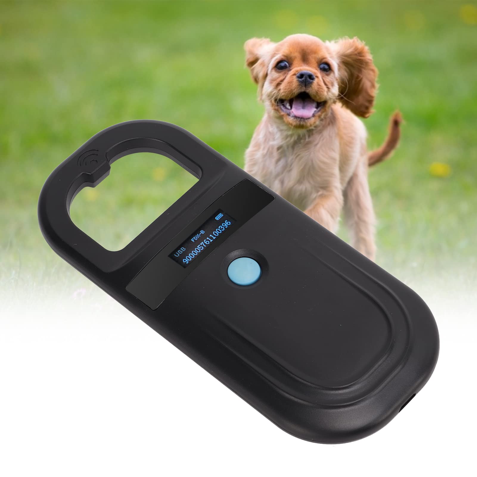 Tnfeeon Mikrochip-Scanner Für Haustiere – Liest ISO-Chips, Mit USB-C, LCD-Display