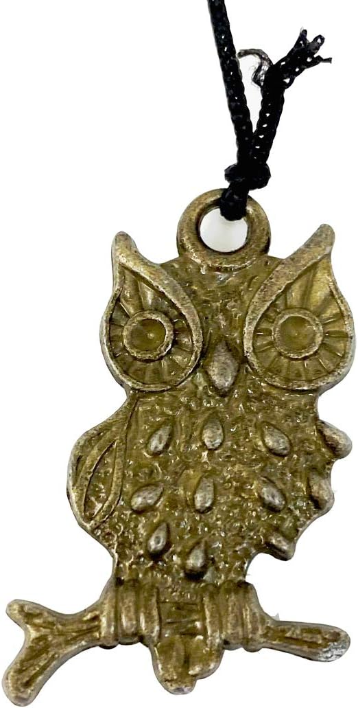 Feng Shui Amulet Wind Chimes Bells Wall Hanging Home Decor Ornament Protection Good Luck Blessing Gift… (Blue Evil Eye Owl)