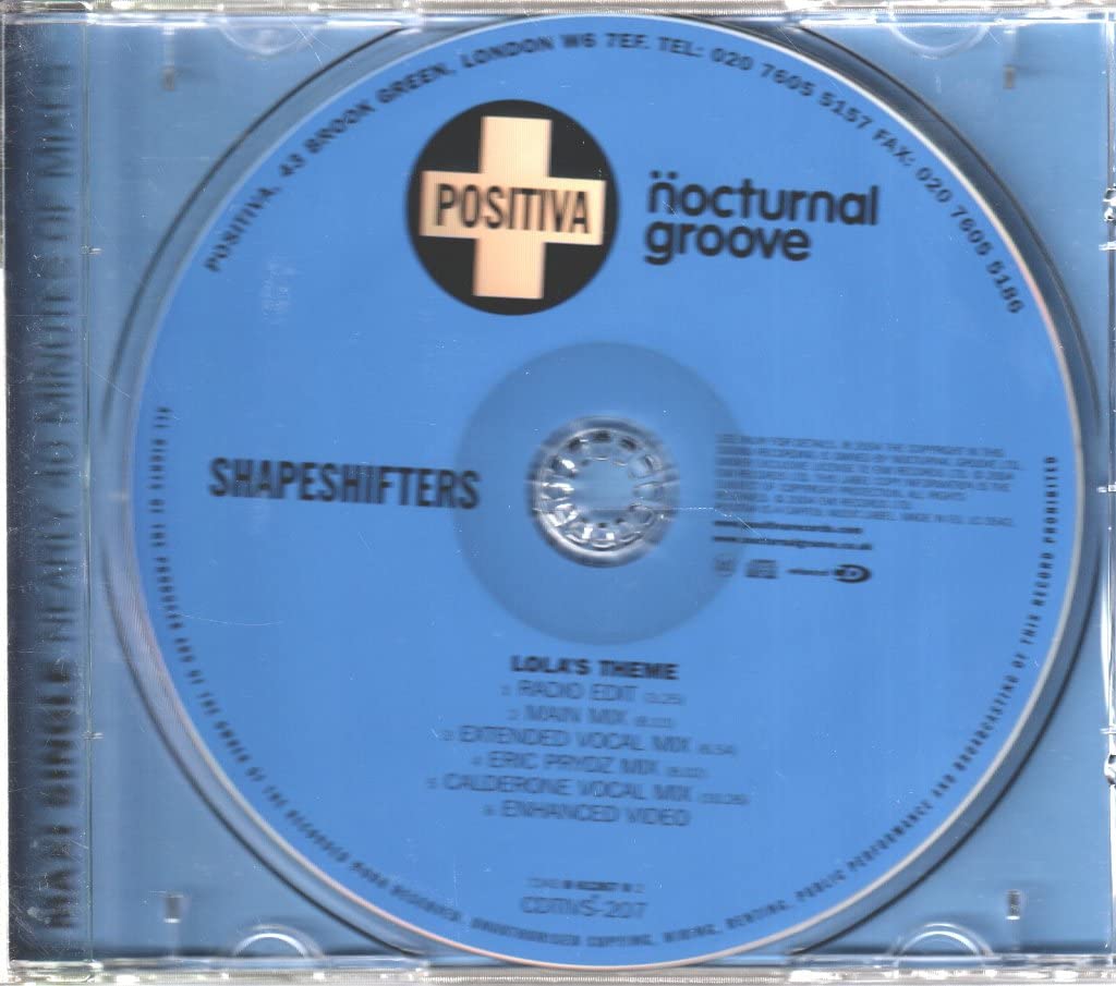Amazon.com: Lola's Theme : Shapeshifters: CDs & Vinyl