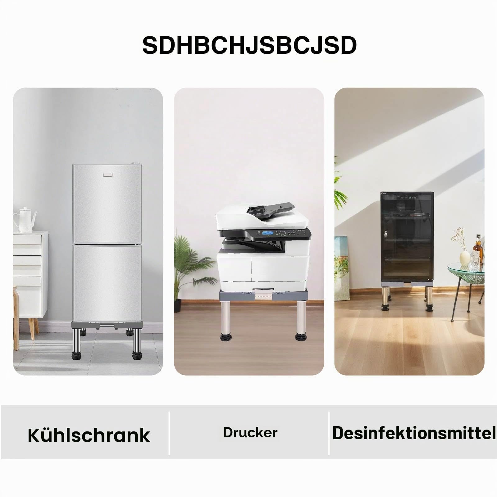 Kühlschrank unterschrank untergestell Verstellbare Sockel Höhe 39-41cm (Einstellbare podest46-70cm) Gestell für gefrierschrank spülmaschine Küchenschrank und Statische Haushalts Geräte-Weiß