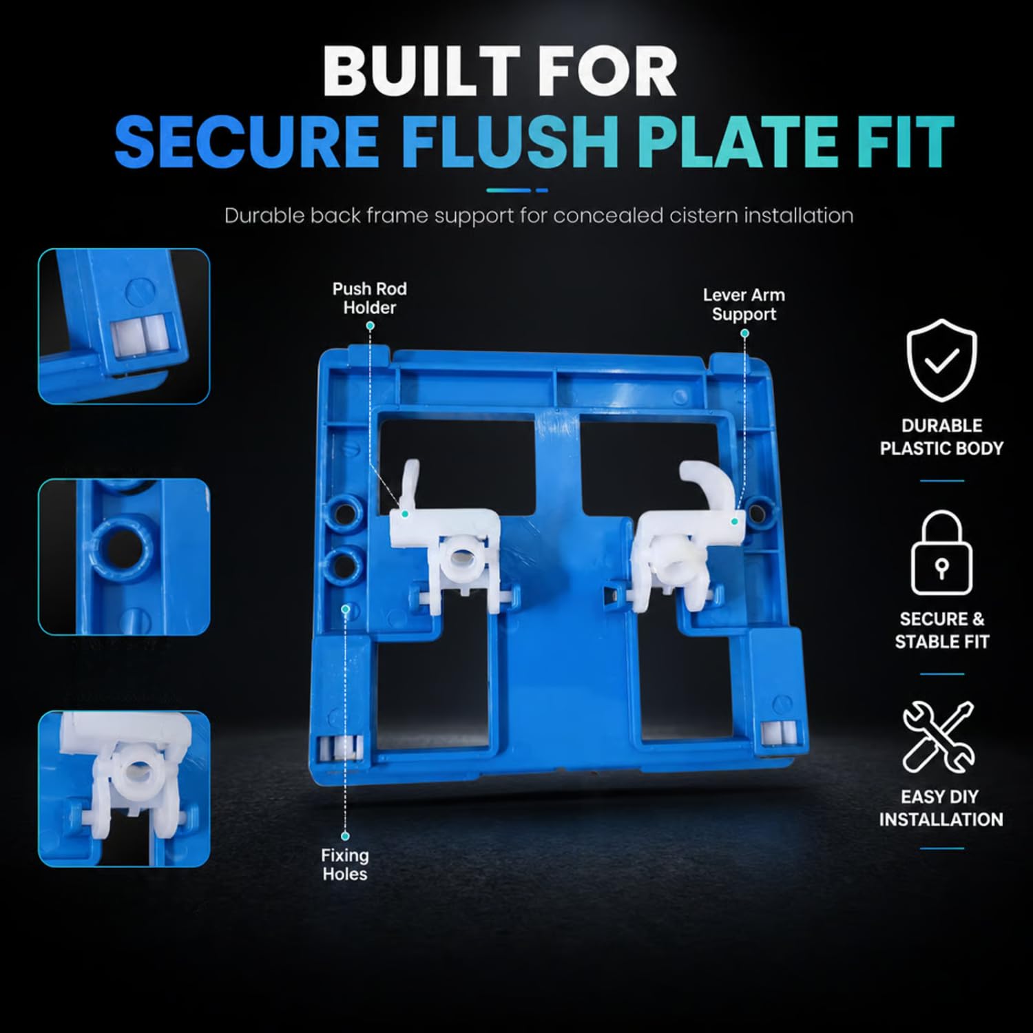 Replace Jaquar Flush Plate Back Frame - FREE SHIPPING -5