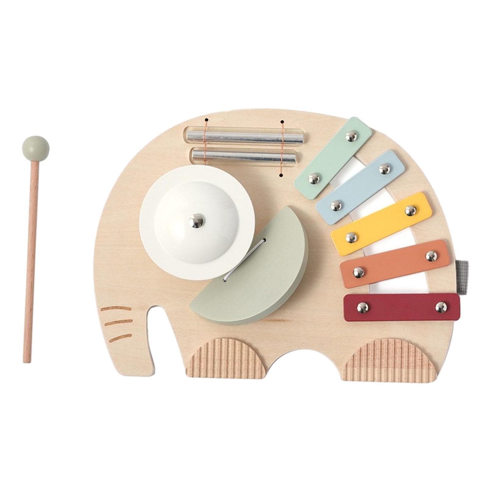 5 Remarque Bois xylophone xylophone Musical jouet éducatif Fine Skill Motor Percussion Instrument pour les orchestres à domicile