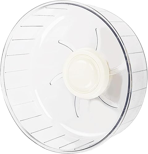 Rueda de ejercicio súper silenciosa para hámster, accesorios para jaulas de juguetes de hámster, 7.9 pulgadas, para correr de animales pequeños,