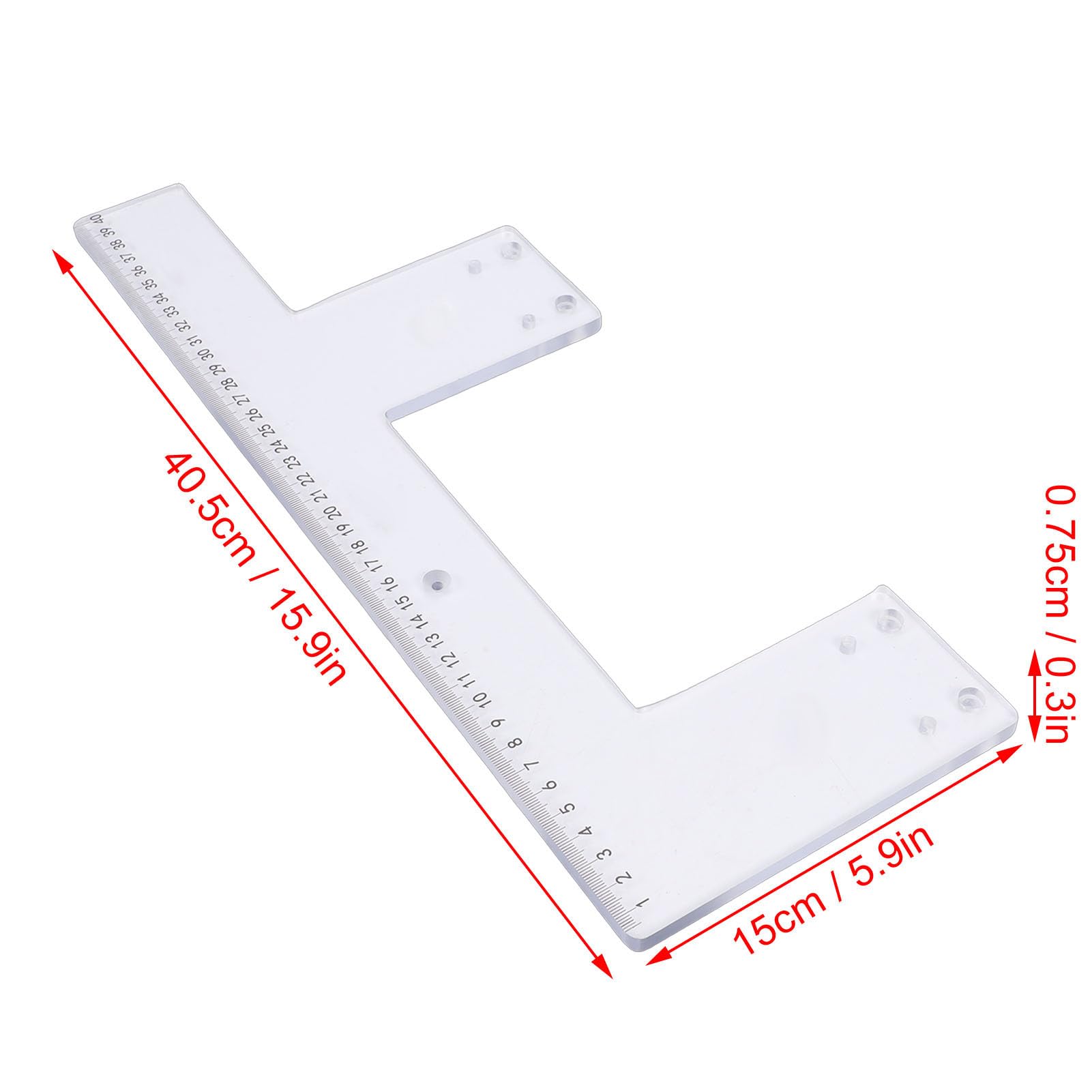Marhynchus Utensile per Scanalatura con Perni di Sicurezza, Fresatrice | Materiale PC durevole, facile da usare, ideale per progetti fai da te, design portatile