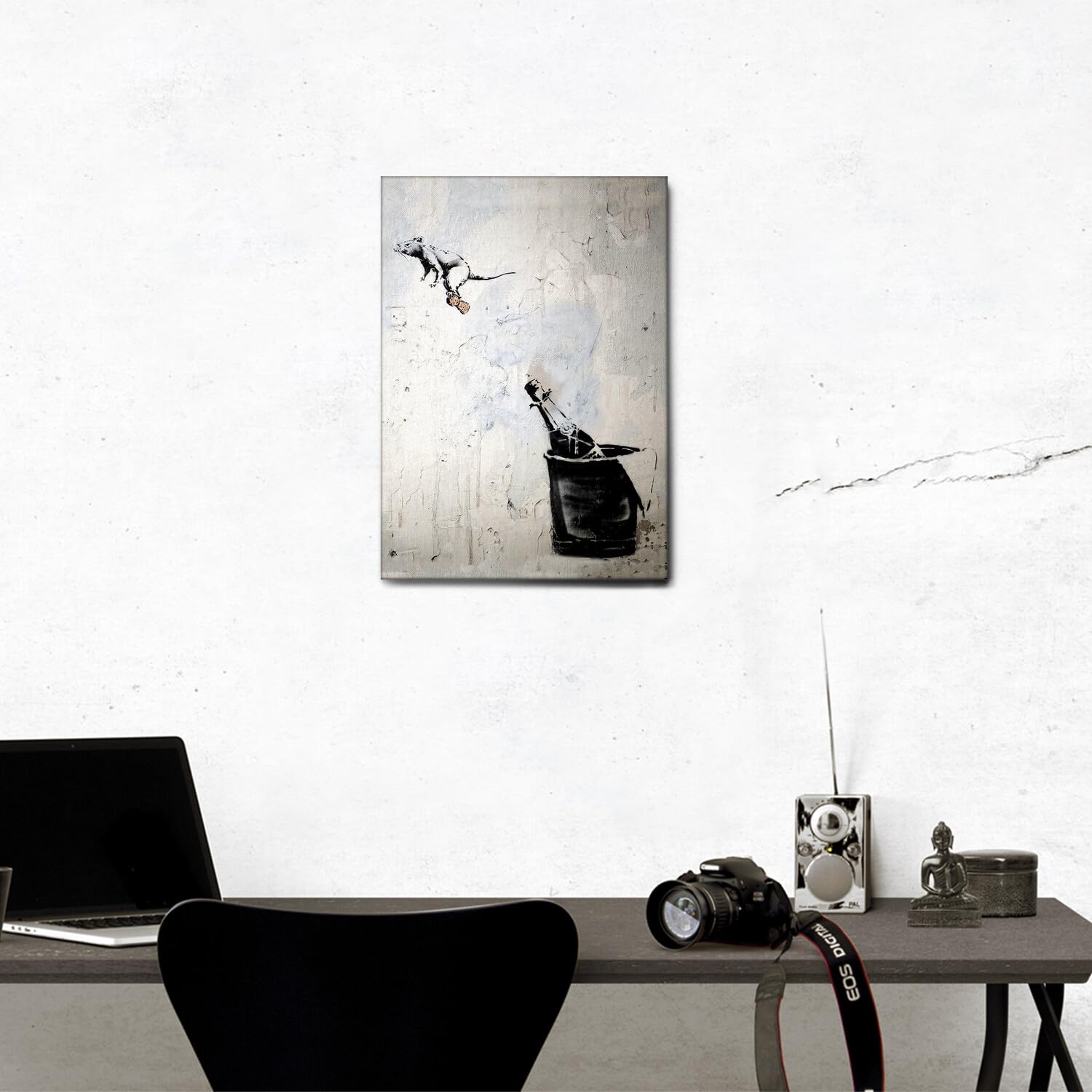 Giallobus Gemälde Pearl Punk - Moderne Leinwand 50x70cm Für Wohnzimmer & Büro