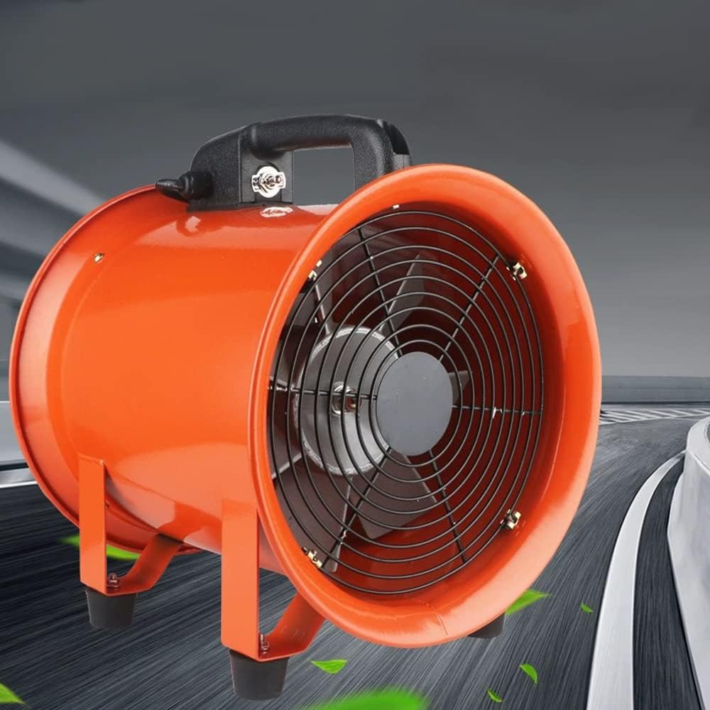 ZYTSHOP 10 Inch Kitchen Ventilation Fan, 2800r/min Exhaust Fan, Portable Vent Blower with Carrying Handle, High Speed Exhaust, for Factories, Workshops, Basements, Garages, Shops, Greenhouse