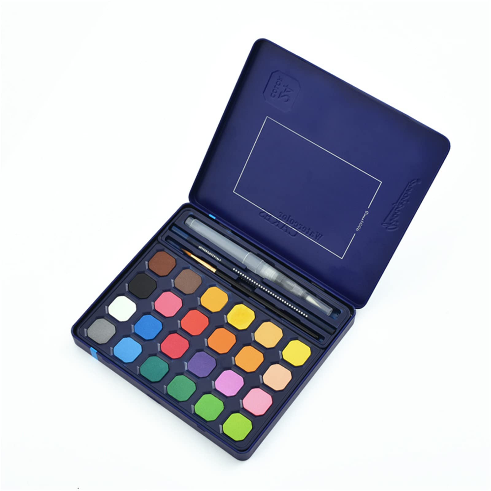 Wangcl Light 24 Colors Watercolour Paint Set,Vibrant Water Colors, Easy To Blend, Quick To Dry Weight And Portable, Perfect For Budding Hobbyists And Professional Artists Paint