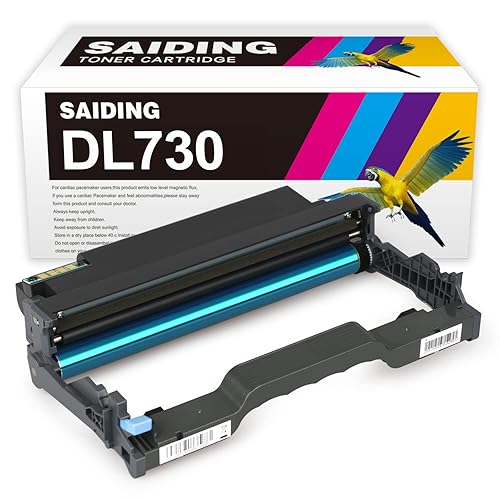 DL-730 Drum Unit DL730 Drum Cartridge 12,500 Pages Use Compatible for Pantum L2300DW L2350DW L2710FDW M118DW M15DW M29DW Printer(1 Pack). - DL730 Drum Black