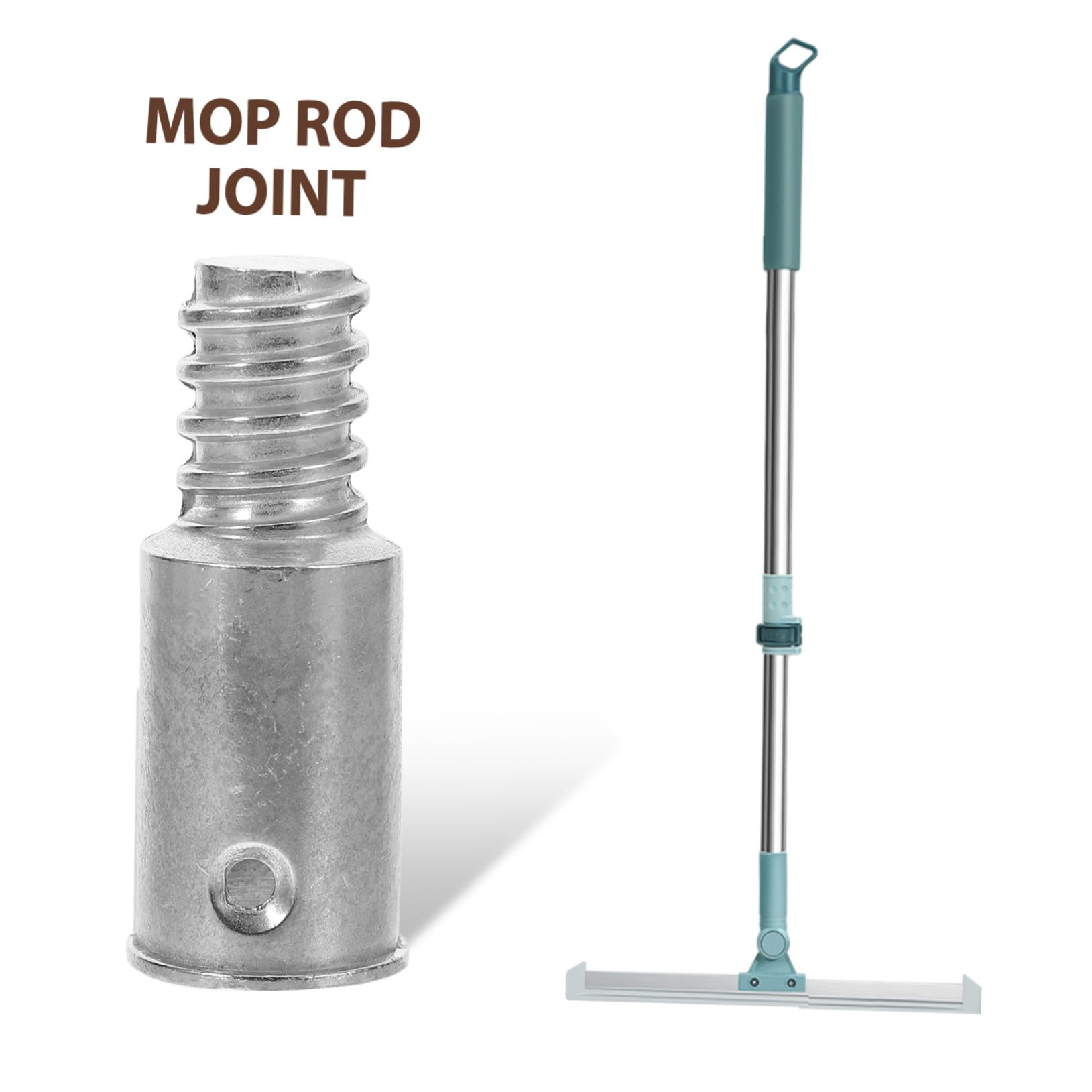 Aluminiowy Adapter Gwintowy Do Przedłużaczy Teleskopowych Końcówka Do Kijów Mocny i Trwały Element Szczotek i Wałków Malarskich