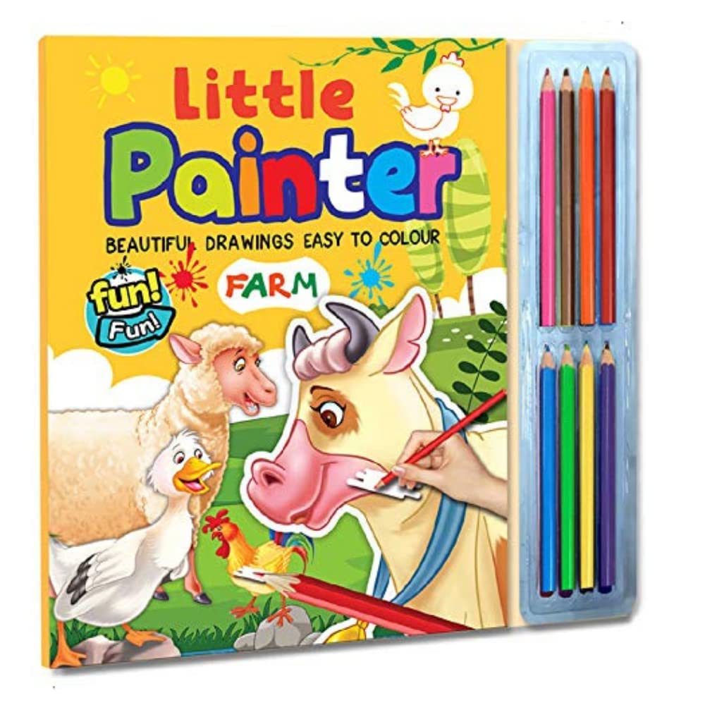 LITTLE PAINTER BEAUTIFUL DRAWINGS EASY TO COLOUR NA Amazon.in Books