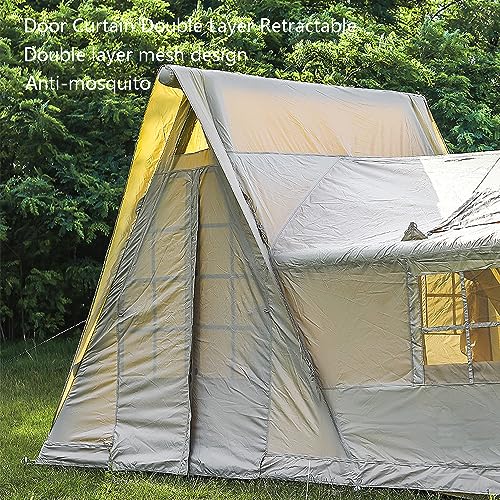 Carpa inflable grande para camping con protección solar miniatura 5
