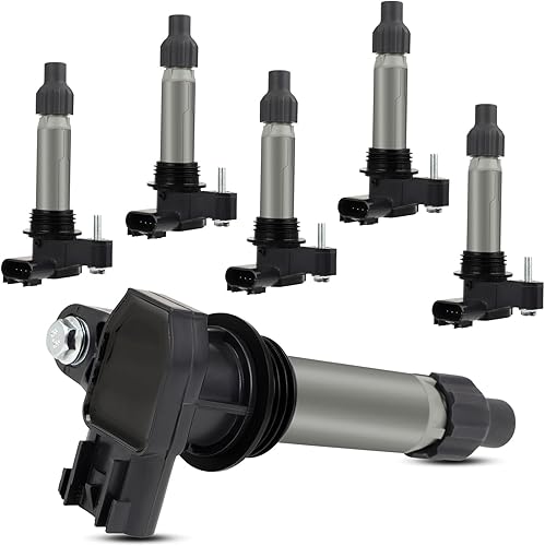 Miniatura 6 de ROADFAR Juego de 6 bobinas de encendido para GMC Acadia para Cadillac CTS para Buick para LaCrosse para Chevrolet Camaro para Impala GN10494 D515C