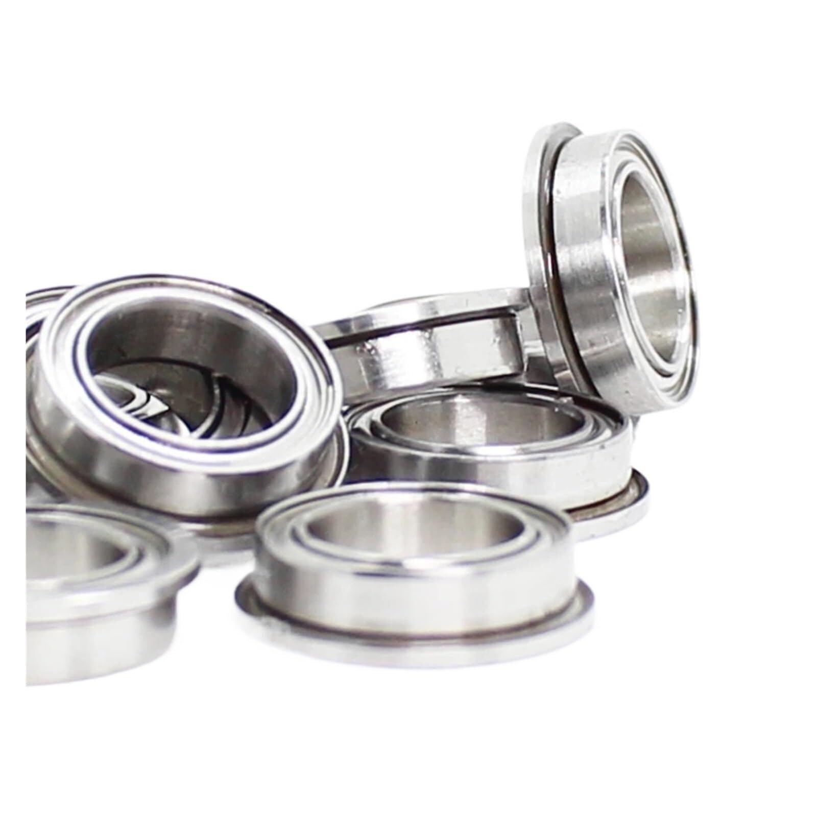 Gqnblvhzupdm One Color Industrial Shaft Bearings, Fr156zz Flange Bearing 4.762X7.938x3.175 Mm Abec-5 10Pcs Inch Flanged Fr156 Z Zz Ddrif-5632Zz Ball Bearings