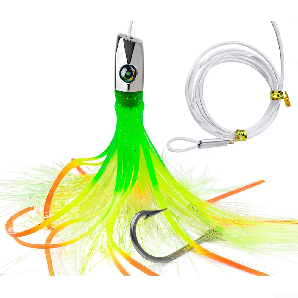 Cebo de arrastre duradero y eficaz para pesca en el mar, 22 cm, 85 g, señuelo suave de pulpo