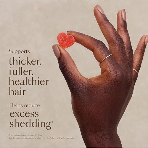 Miniatura 2 de VEGAMOUR Gomitas de biotina GRO para el cabello, sabor natural a fresa, 30 unidades