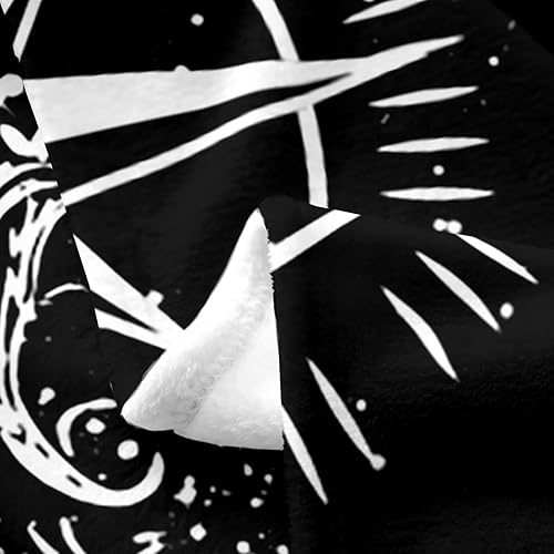 Miniatura 3 de Erosebridal Manta de sol y luna de 40 x 50 pulgadas para todas las estaciones, manta de árbol de la vida, manta de forro polar gótico de polilla de