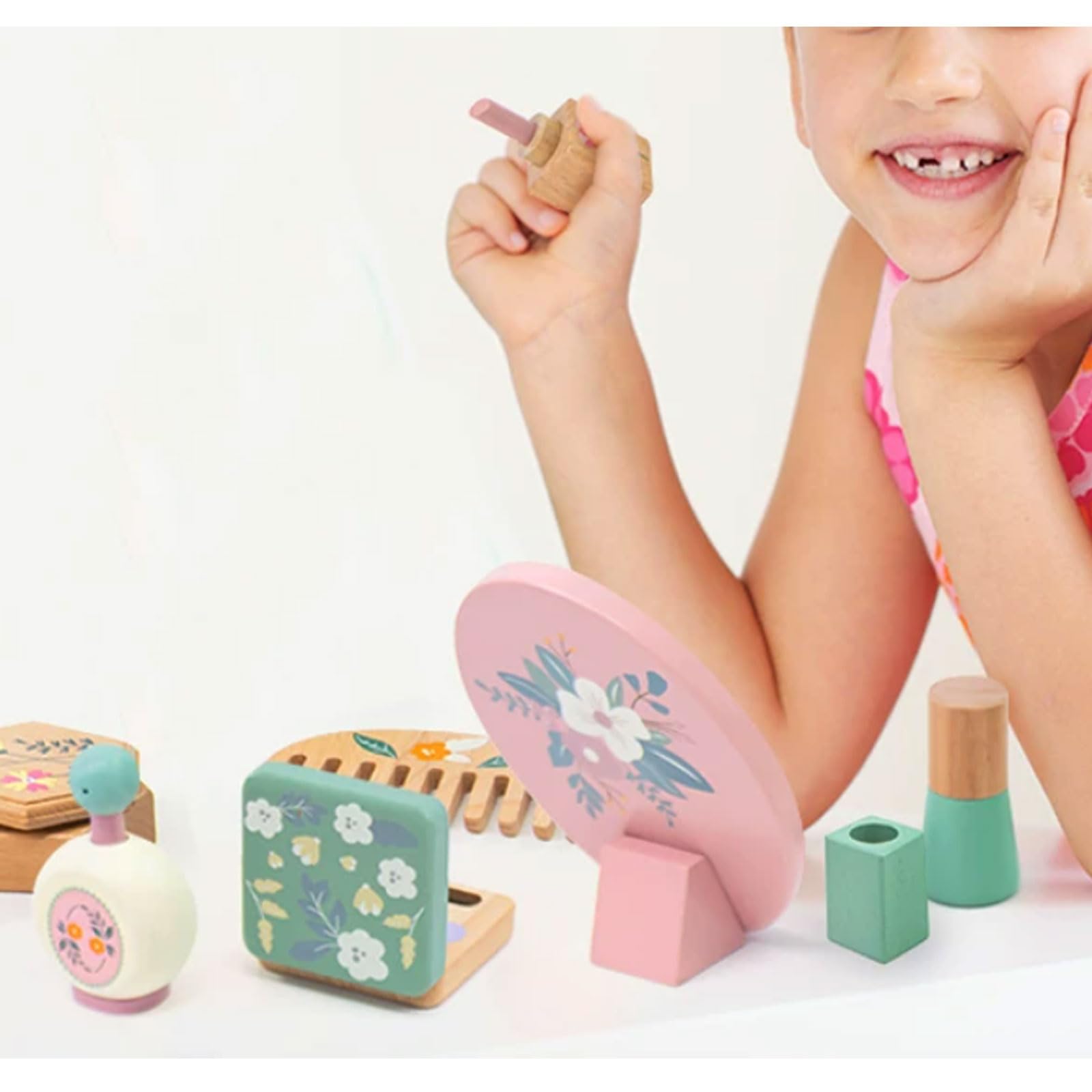 Montessori Holz Kinder Spielzeug Make-up Set