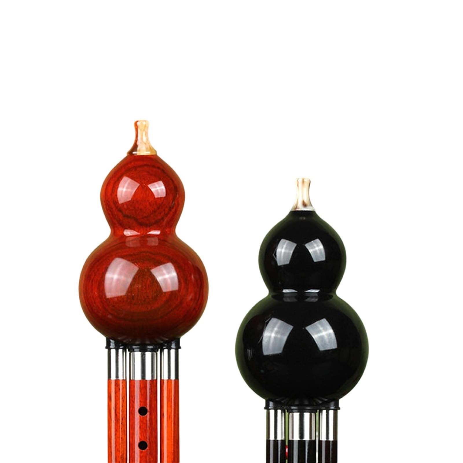 Hulusi Flute Profesjonalne Wykonanie 7otworowe Hulusi Wykonane W Całości Z Palisandru I Hebanu Tonacji C B Dur 3 Nutami(All ebony C Key)