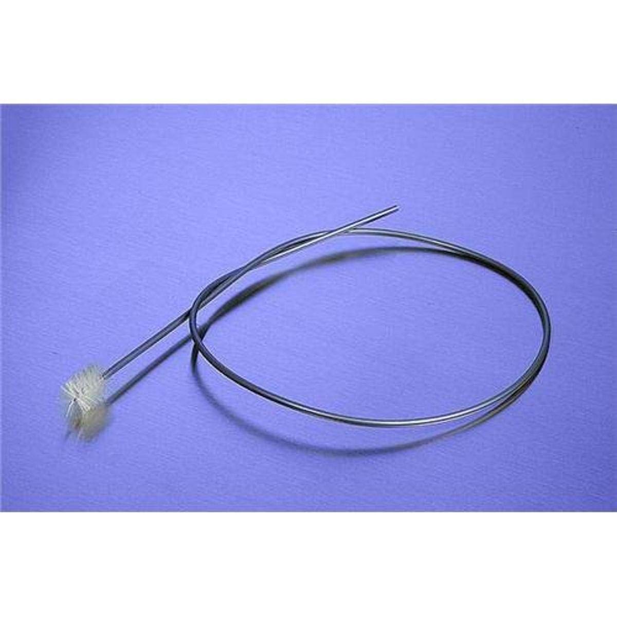 Brosse tube courbée nylon blanc pour entretien cuisine