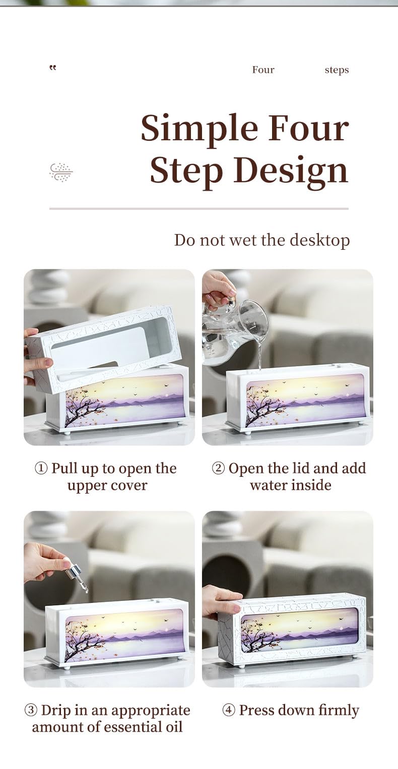 Diffusore di oli essenziali per aromaterapia, 7 colori, diffusore di oli essenziali per aromaterapia, 250 ml, umidificatore ad ultrasuoni con timer per casa, camera da letto, ufficio, yoga