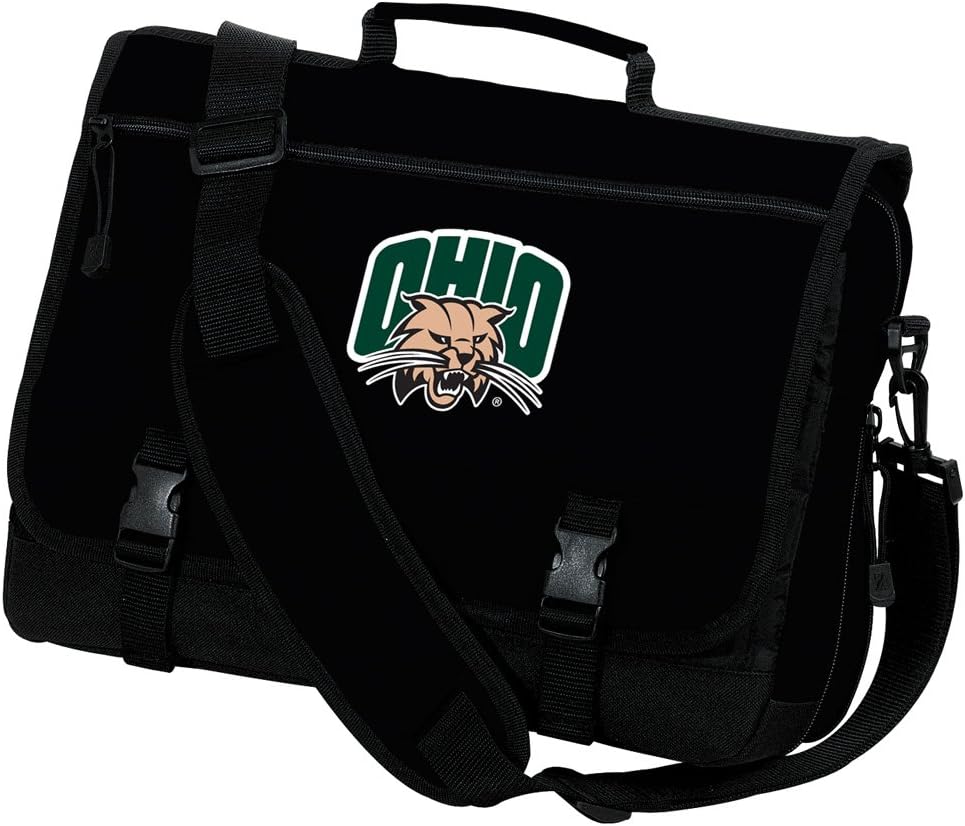 Broad Bay Ohio University Laptop Computer Bag Ohio Bobcats Messenger Bag Briefcase