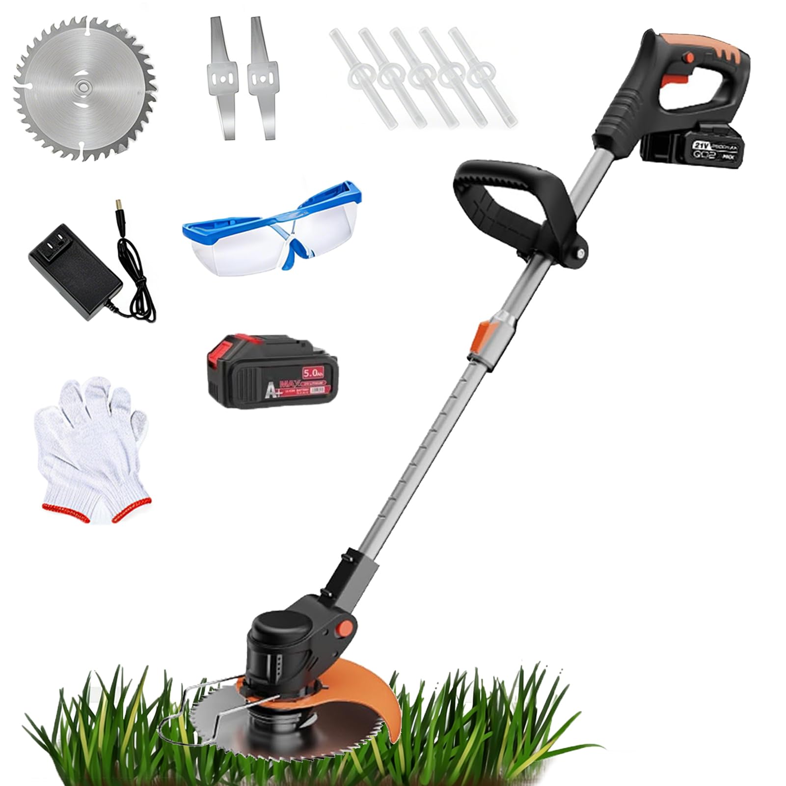 Désherbeur électrique pour éliminer les mauvaises herbes sans se baisser