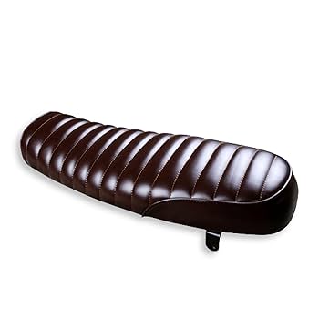 Amazon | タックロール風 バイク シート ヴィンテージ フラット