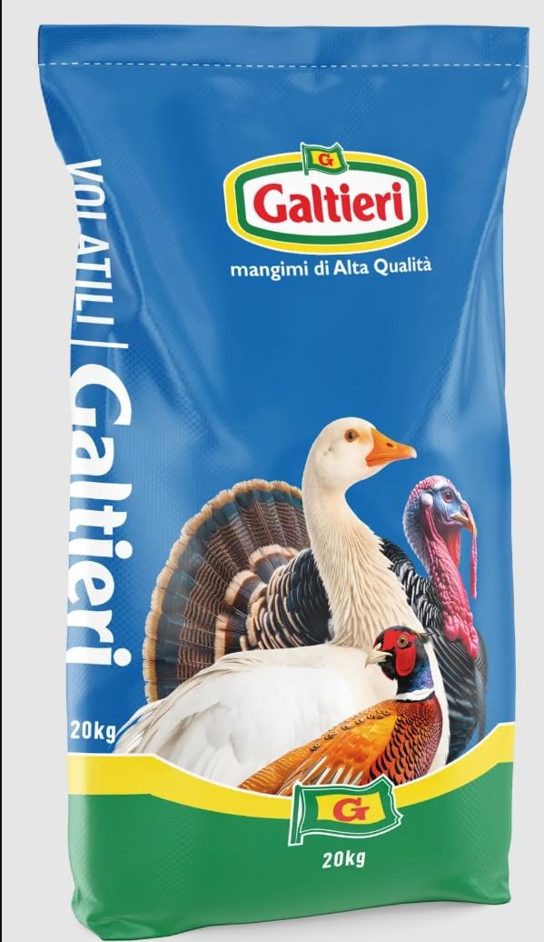 Special MANGIMI Offerta 2 Sacchi Tacchini da 20 kg Completo con Coccidiostatico per Tacchini, polli selvaggina