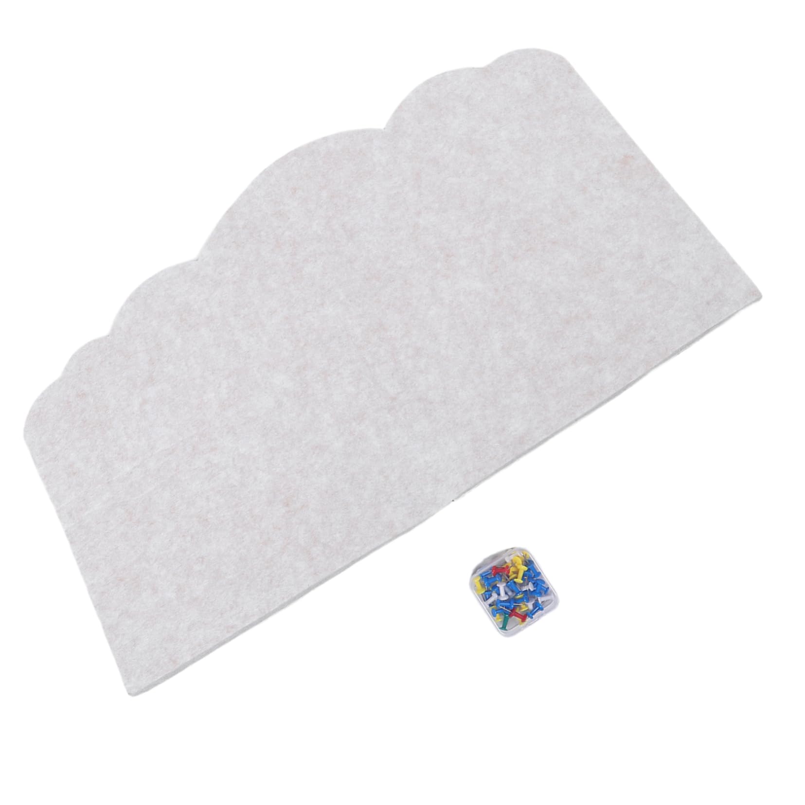 Artibetter Felt Photo Wall Board Self Adhesive Memo Display Pad for Photos Reminders Trinkets Durable Felt Organizer for Home Decor Easy Installation No Wall Damage Light Color