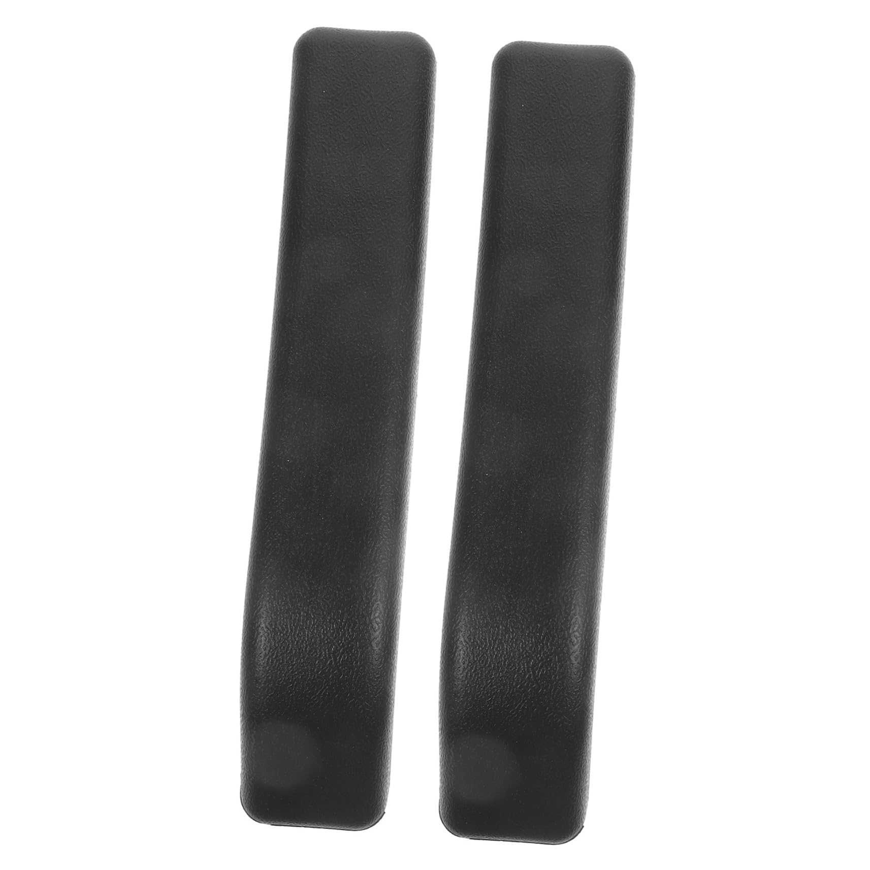 NUOBESTY 5 Paia Braccioli Della Impugnature Imbottiture Per Braccioli Della Sedia Poltrona Reclinabile Cuscino Del Sedile Dell'auto Camminatore Ruota Maniglia Black Plastica