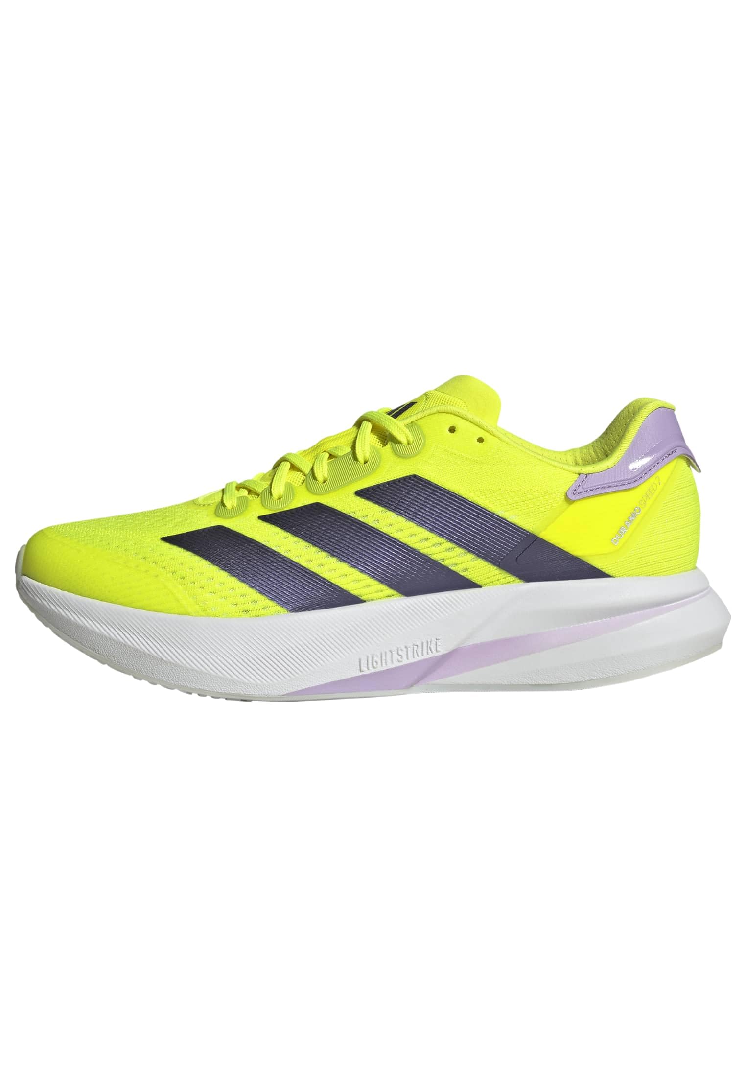 adidas Herren Duramo Speed 2 Running Shoes, solar Yellow/Aurora Plum/Powder Plum, 40 2/3 EU