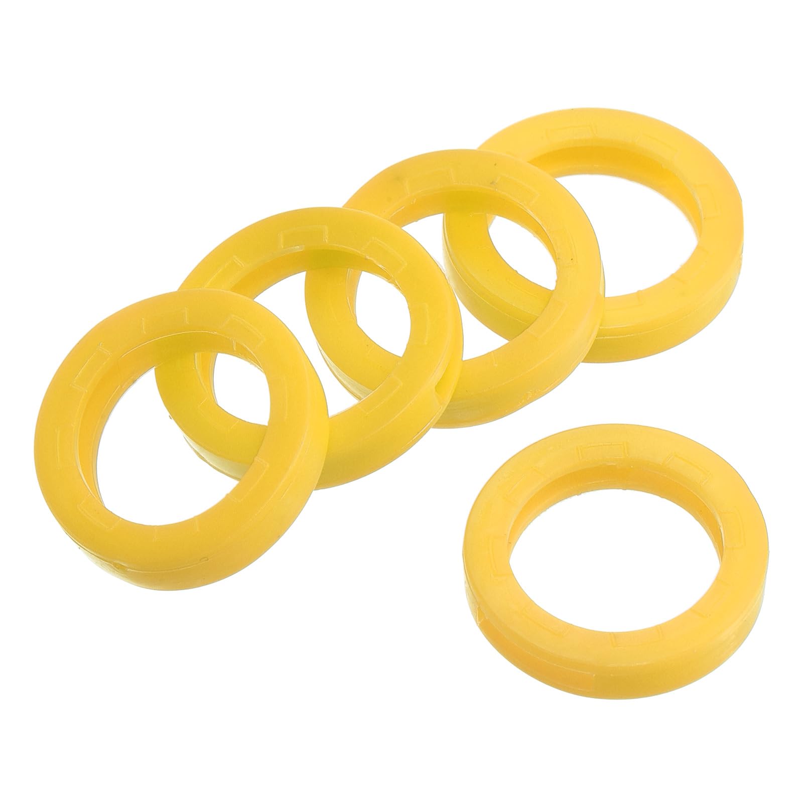 YOKIVE 25 Pcs Key Cap Cover Identifier, Silicone Round Key Identifier Tags Protecting from Dirty