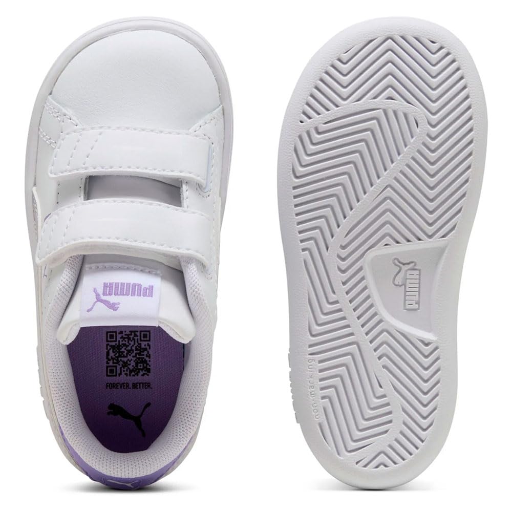 PUMA Baskets à Fermeture Facile en Cuir Smash 3.0 Enfant - 2