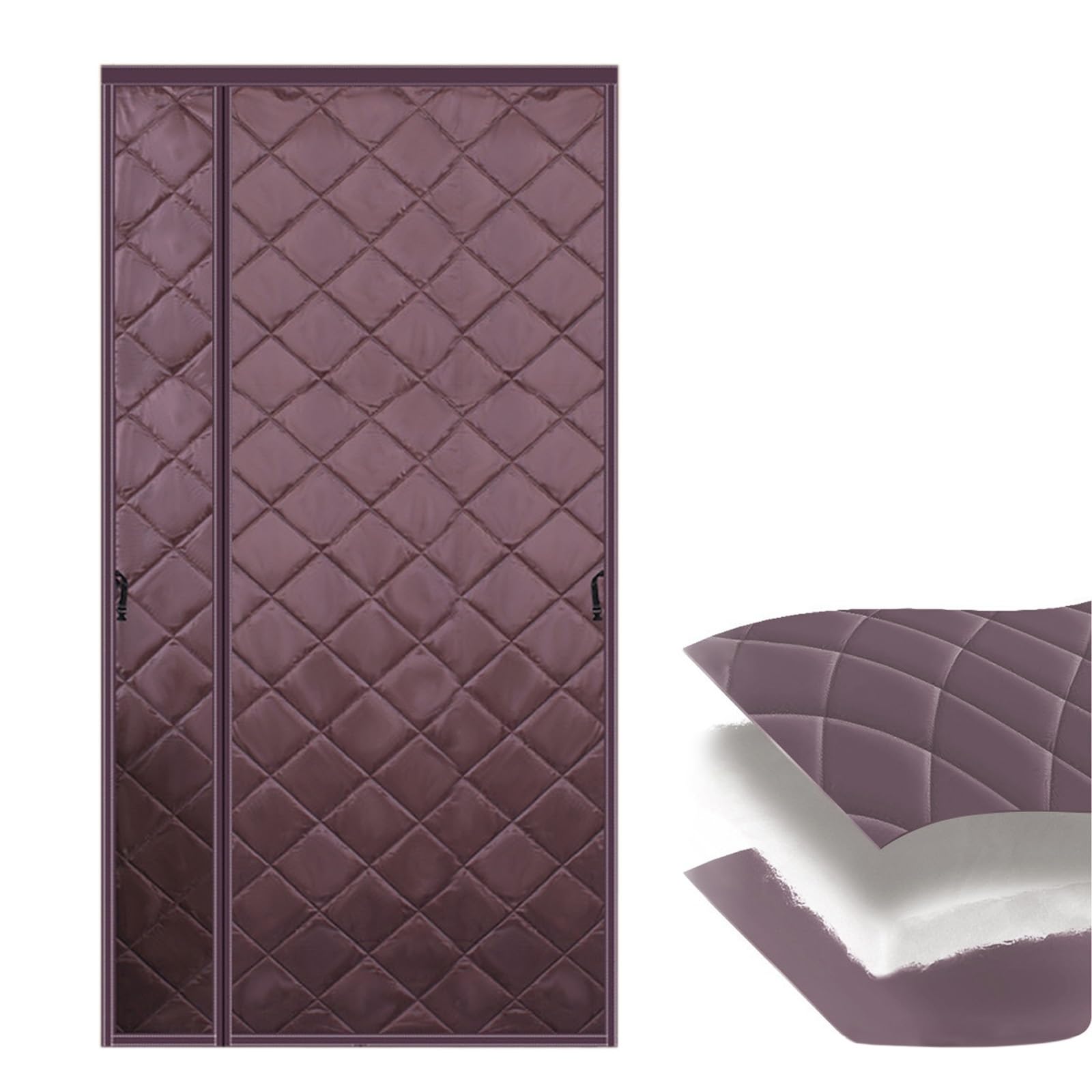 Rideau de porte thermique isolant pour le confort du salon en hiver
