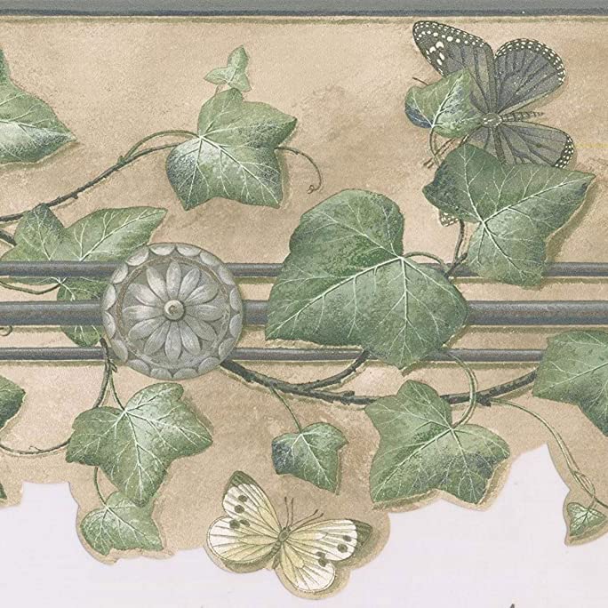 Borders様　⭐️2258 Ivy Pattern Vintage Border Wallpaper ™ WALLCOVERINGS CONCORD 置物