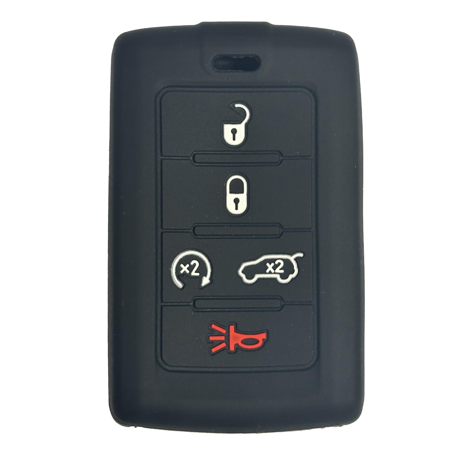 Key Fob Cover Wagoneer Cherokee: 5 Buttons Key Case Cover Fit for Jeep Grand Cherokee Grand Wagoneer Cherokee L 2021 2022 2023 2024 M3NWXF0B1 68469565 68377534 68469565AA Black Remote Protector